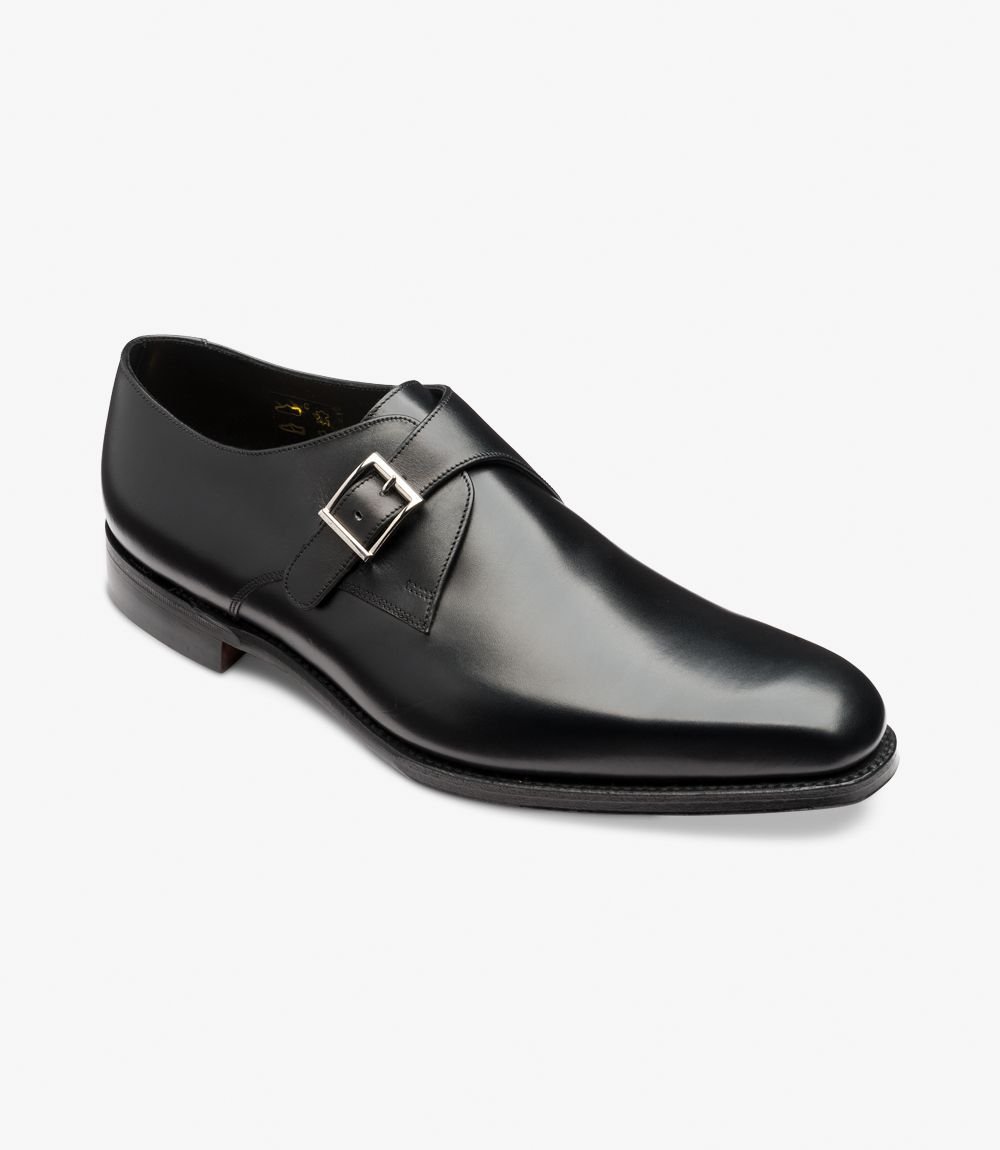 Loake Medway Juodi Monk Strap Batai Su Sagtimis Seva The Gentleman